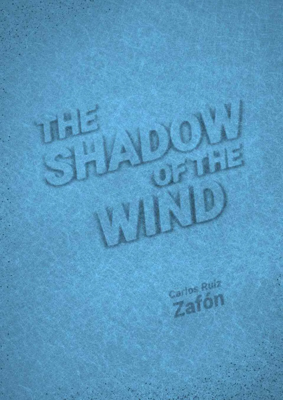 shadow hand lettering Zafòn book cover drawn by Nesia